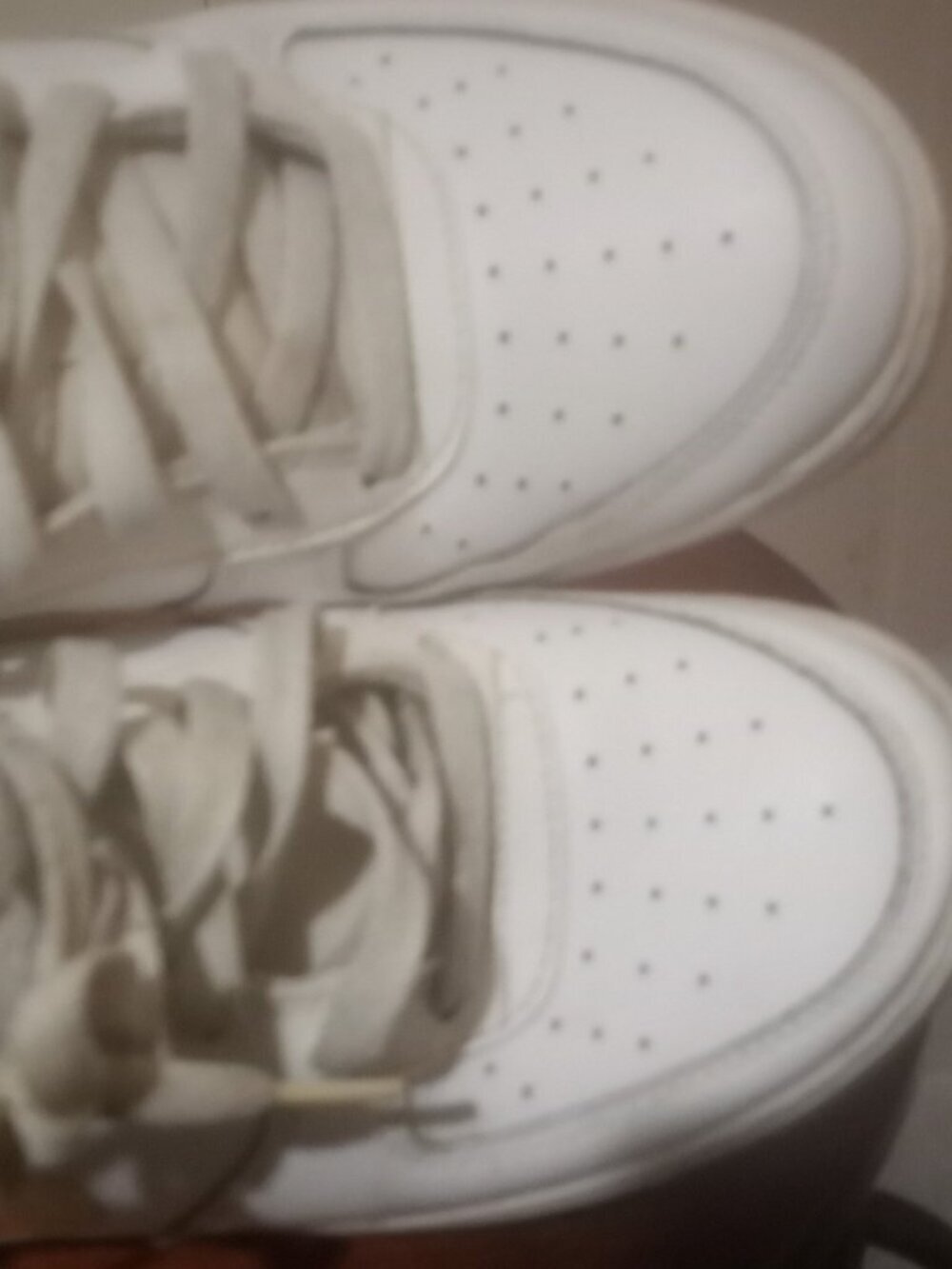 Nike Air Force GS White Leather Digital Swoosh Youth Sneakers CW1577-100 Size 7Y - Picture 14 of 14